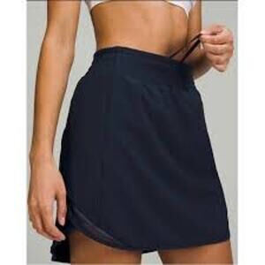 Lululemon Hotty Hot High-Rise Skirt Long True Navy Size 2